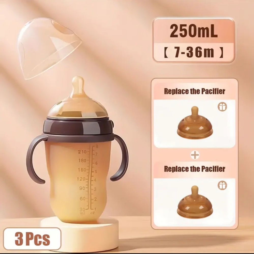Baby silicone bottle